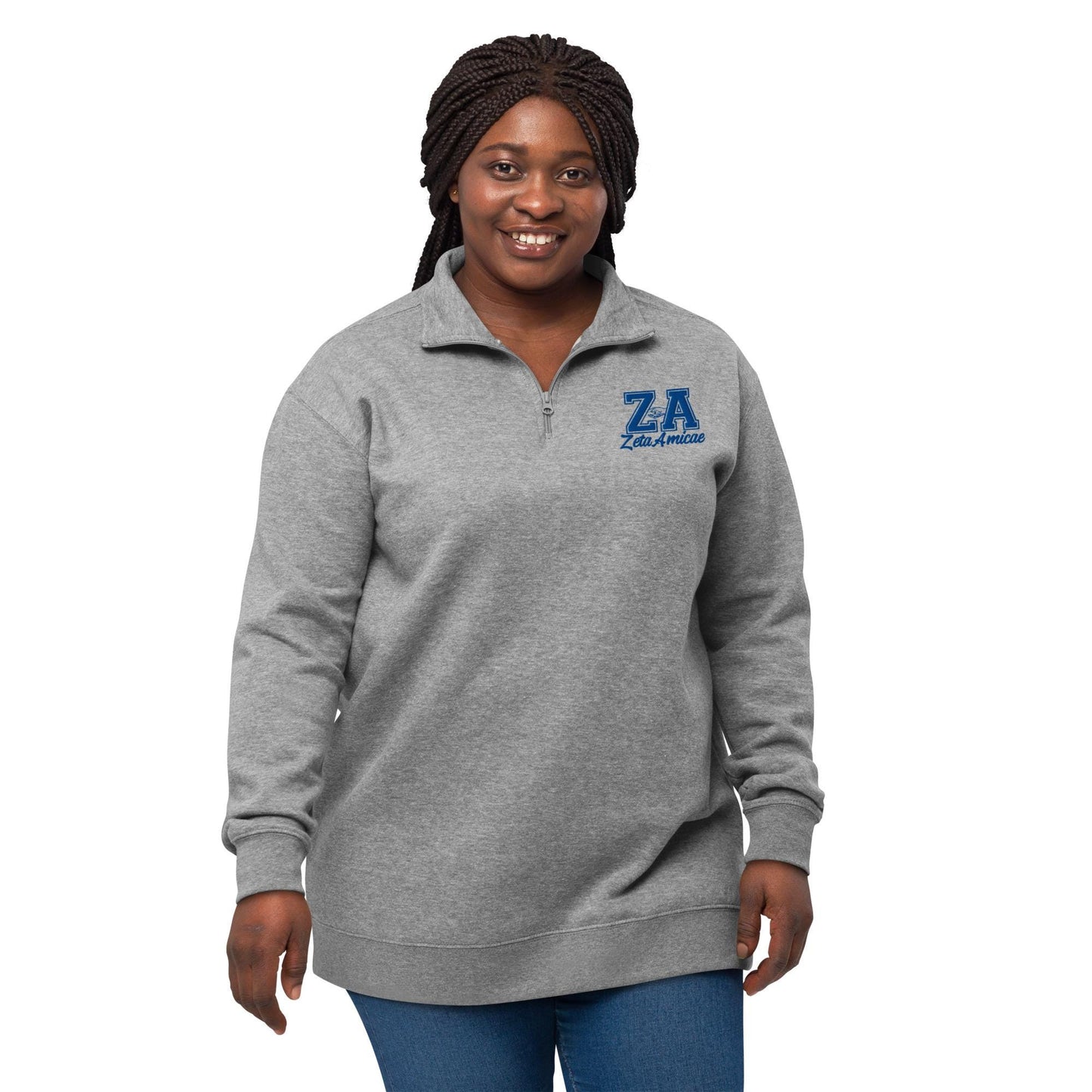 Zeta Amicae Cozy Fleece Pullover – Perfect for Chilly Days