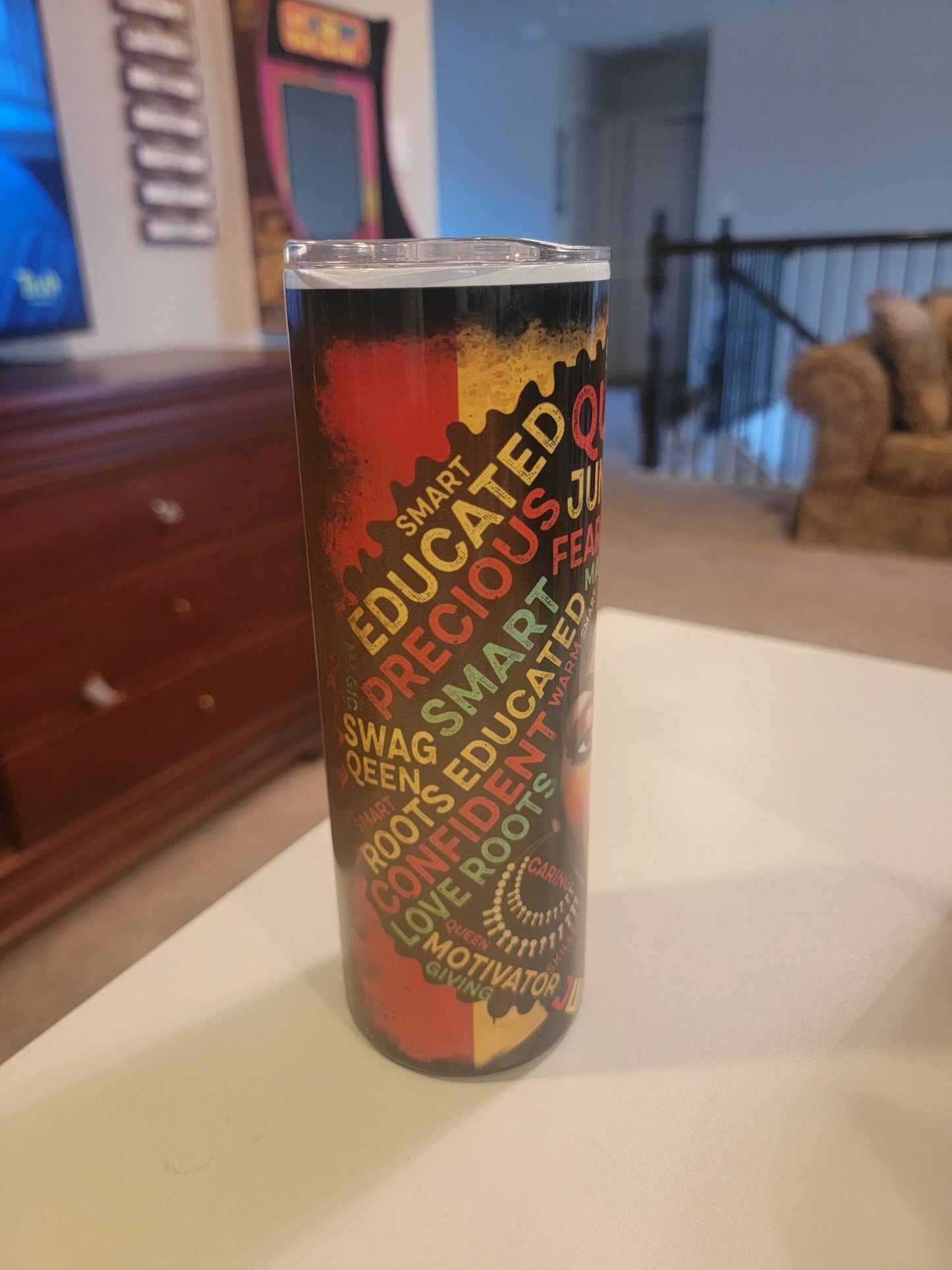 20 OZ Black Culture Stainless Steel Tumbler – Insulated & Stylish!