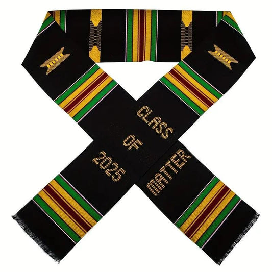 Black Grads Matter Honor Shawl – Celebrate Your Achievement with Pride!
