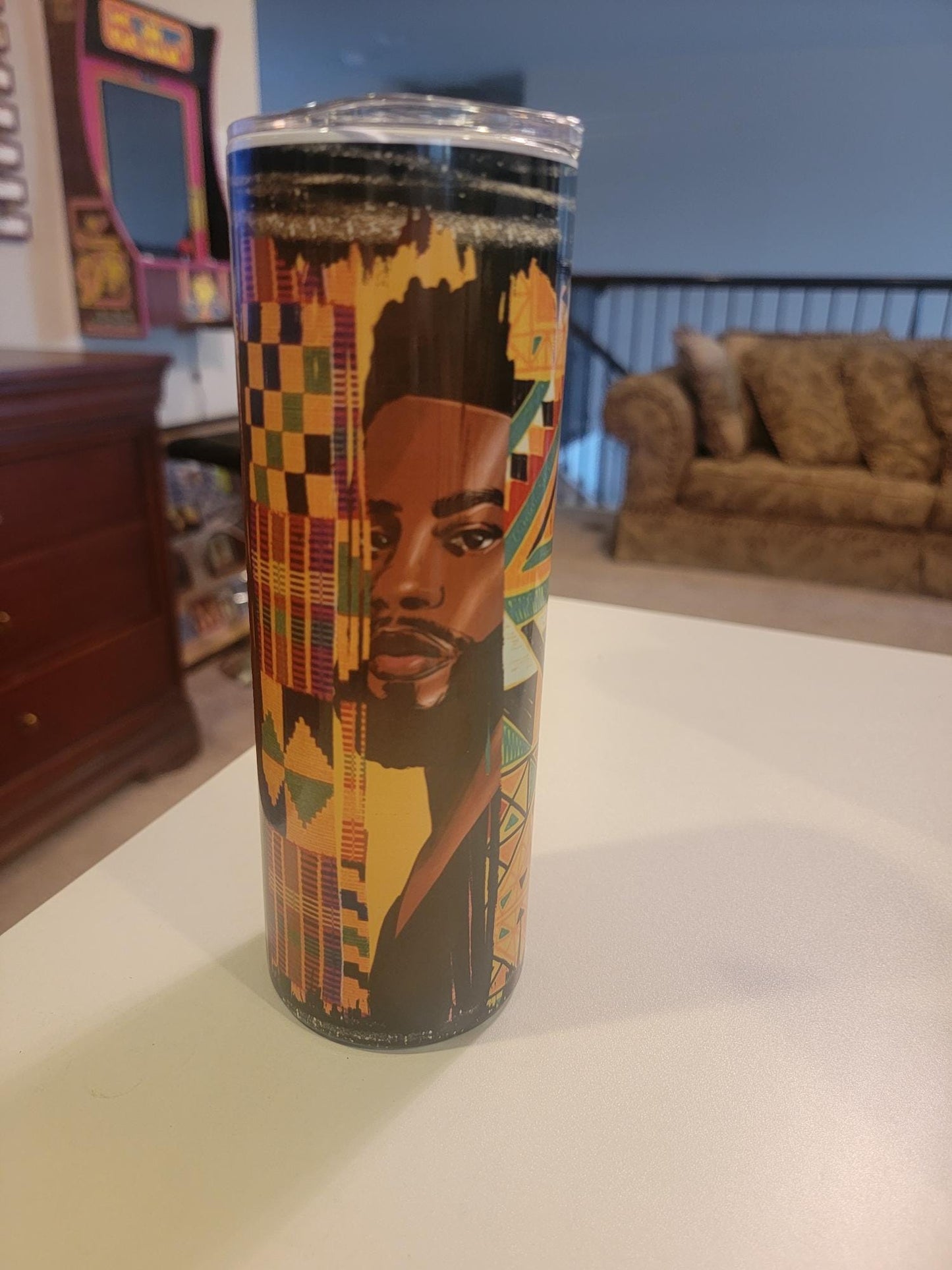 20 OZ Black Culture Stainless Steel Tumbler – Insulated & Stylish!