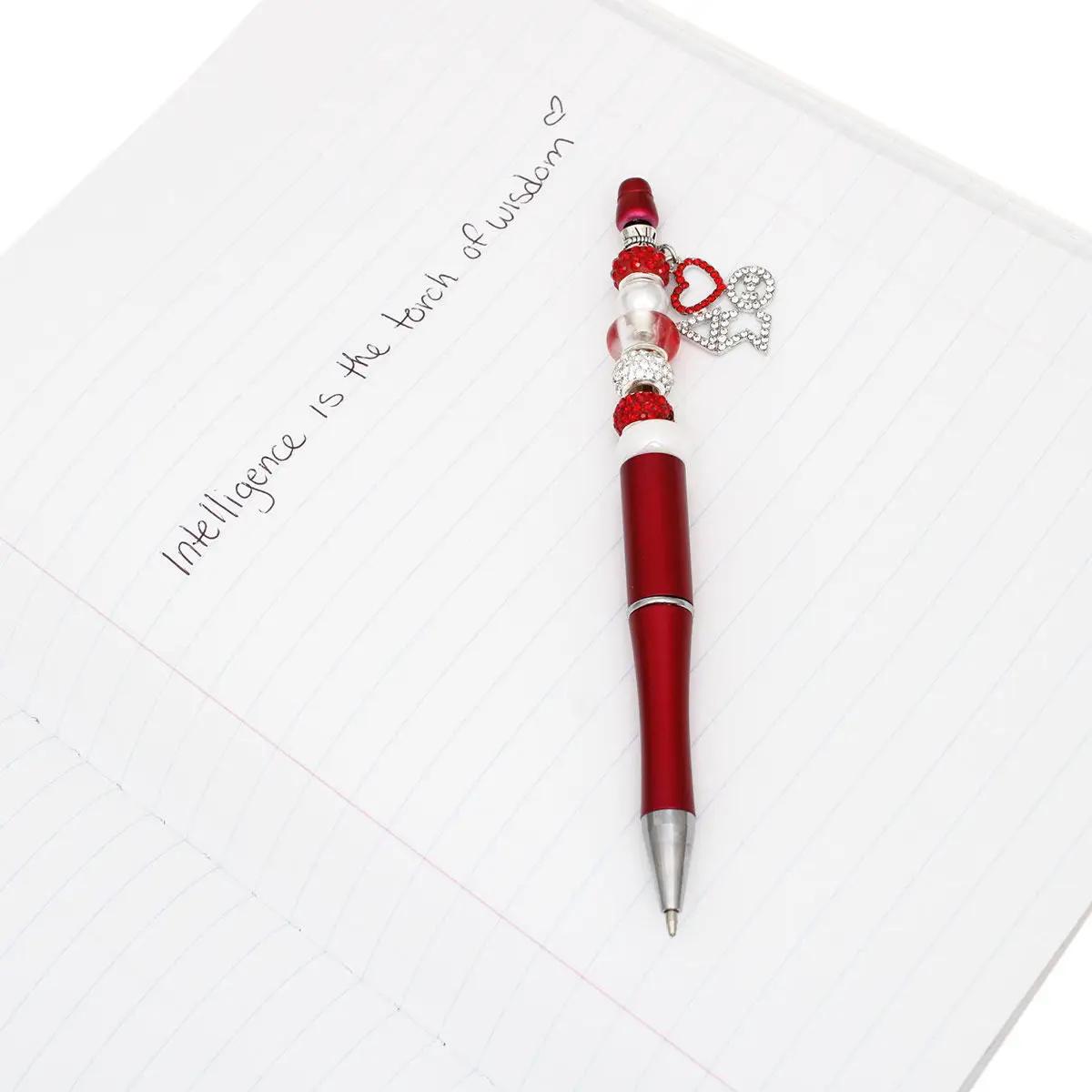 Bling Bead & Charm Sorority Pen – Alpha Kappa Alpha, Zeta Phi Beta, Sigma Gamma Rho, or Delta Sigma Theta | Glitter Twist Ballpoint Pen