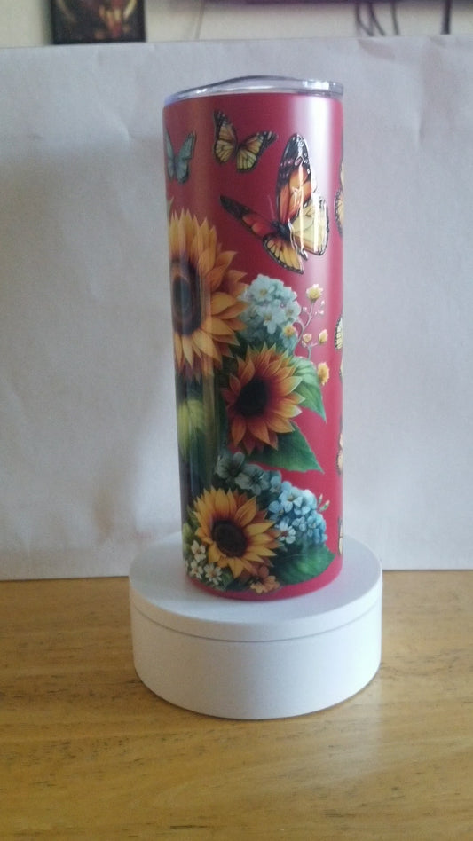 VDTFDW- 20 oz Stainless Steel Tumbler | Sunflower 2